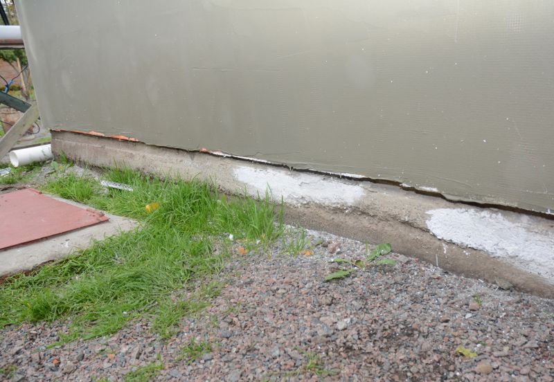 Repaired Foundation - Side View